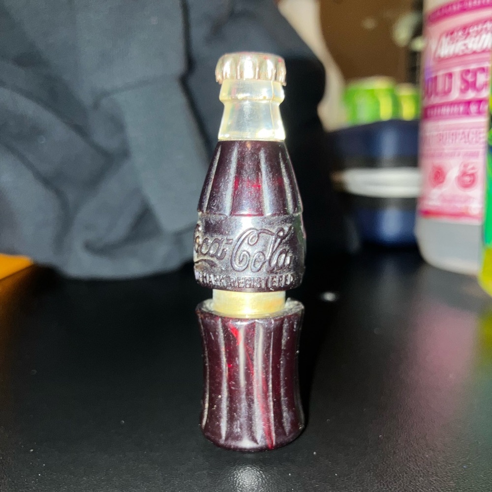 Coca Cola Vintage Style Bottle Lighter takes butane to fill it